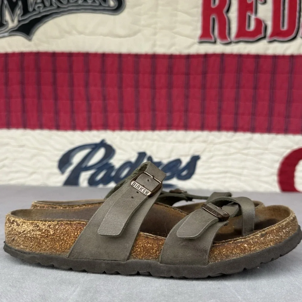 Size 37/W6 - Birkenstock Mayari Sandals Oiled Leather - Picture 3 of 8